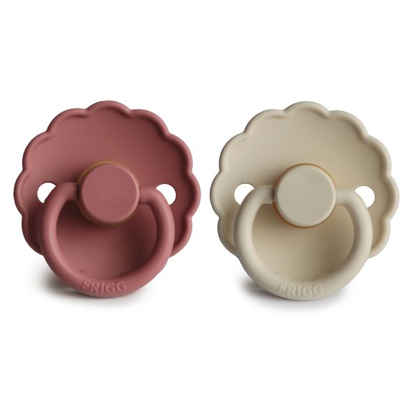 Frigg Fopspeen Daisy Cream/Powder Blush T1 0-6mnd (2 stuks)