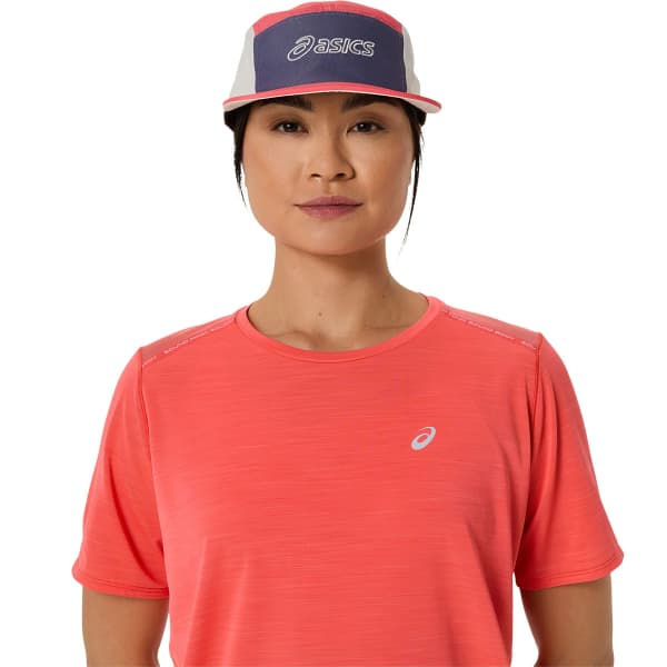 T-shirt running ASICS ROAD SS TOP W CORAL REEF