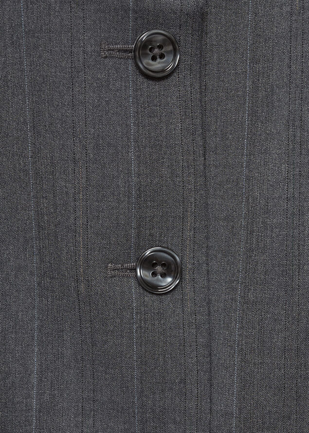MANGO Pinstriped suit waistcoat 92