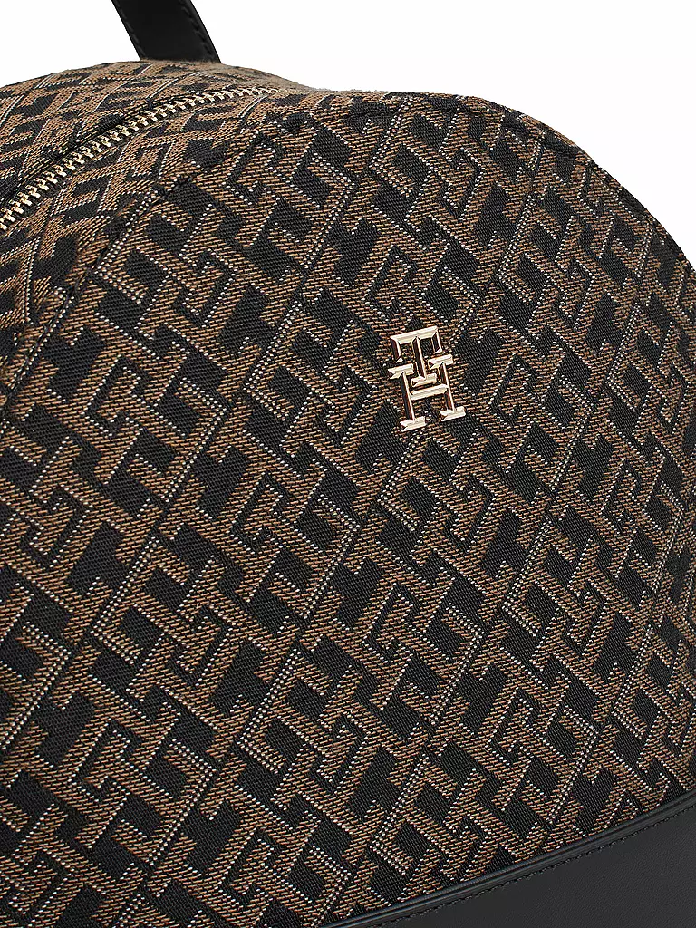 TOMMY HILFIGER Rucksack TH JACQUARD schwarz