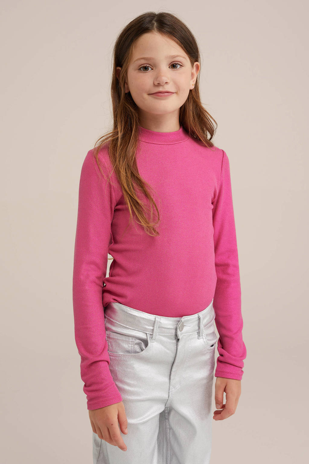 WE Fashion longsleeve roze