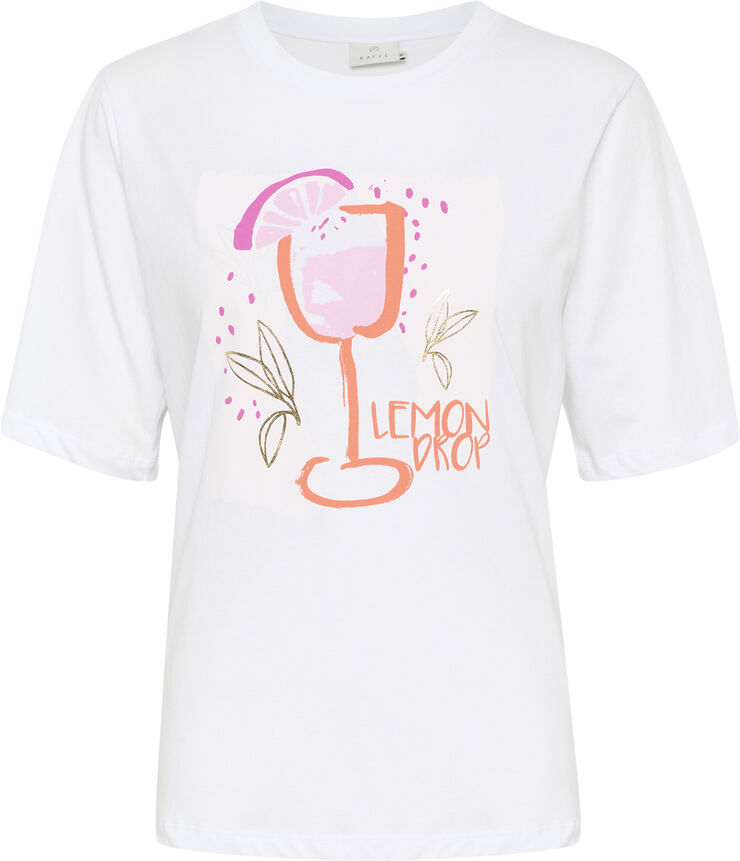 Kaffe KAmira T-Shirt Optical white/drink