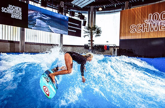Surfen, Bodyflying & Snack-Arena München