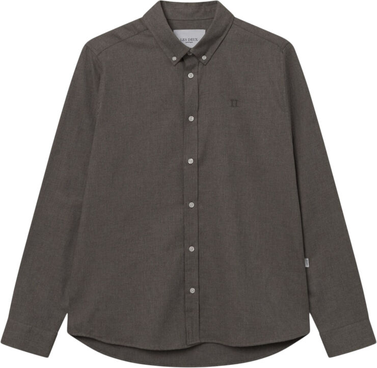 Les Deux Desert Reg Shirt Mountain grey melange