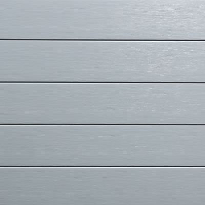 Clin pour bardage PVC Casanova gris granit L.2,4 m