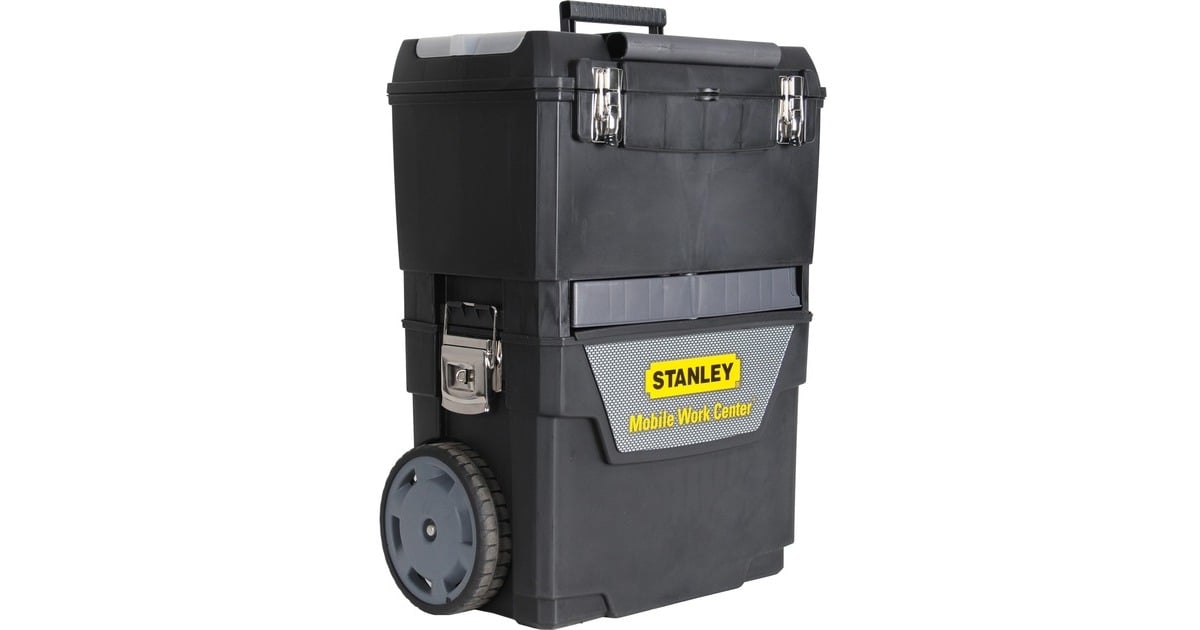 StanleyMobile Work Center 2in1 gereedschapskist  (Zwart/grijs)