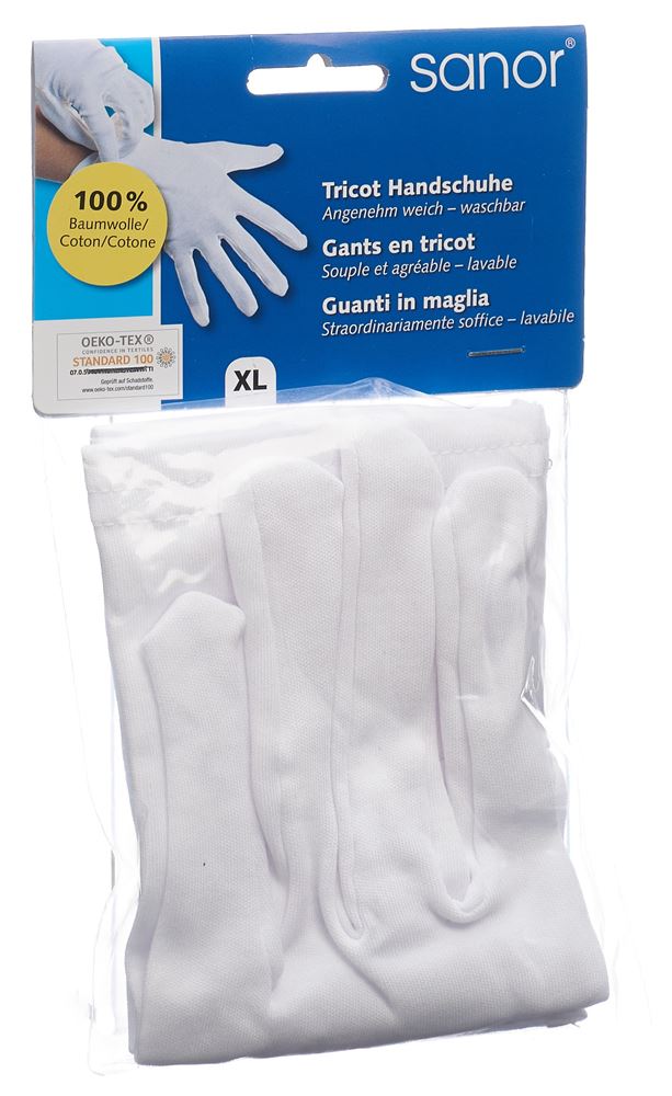 SANOR Tricot Handschuhe<br>1 Paar, XL
