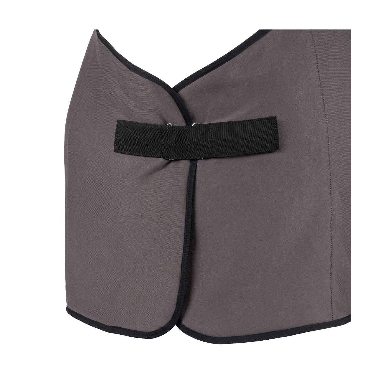 Equinate Abschwitzdecke Orlando aus Fleece mit Widerristpolster grau 1,45 m