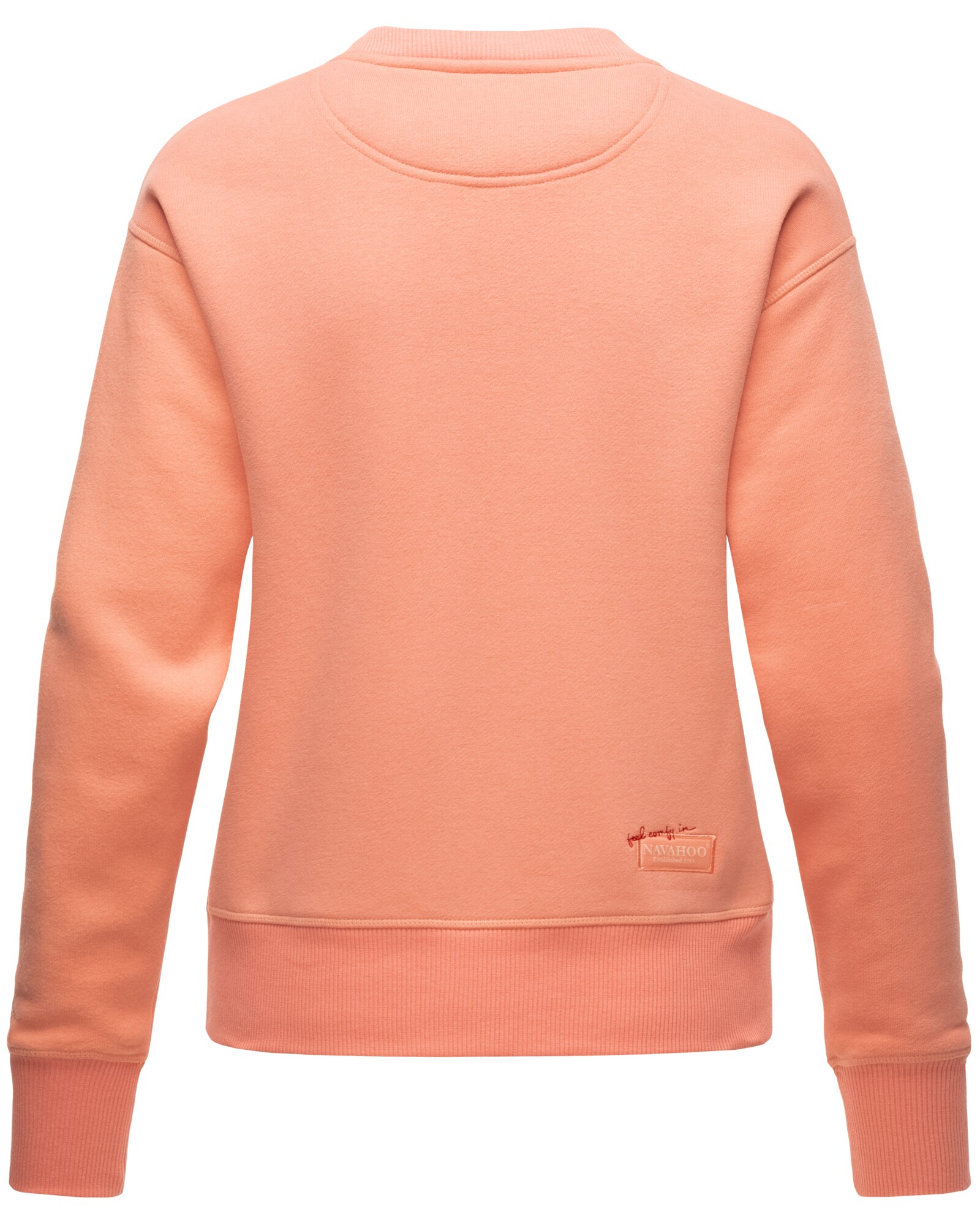 NAVAHOO Damen Stylischer Kapuzensweatshirt Pullover mit Rundhals-Ausschnitt ZUCKERSCHNECKE