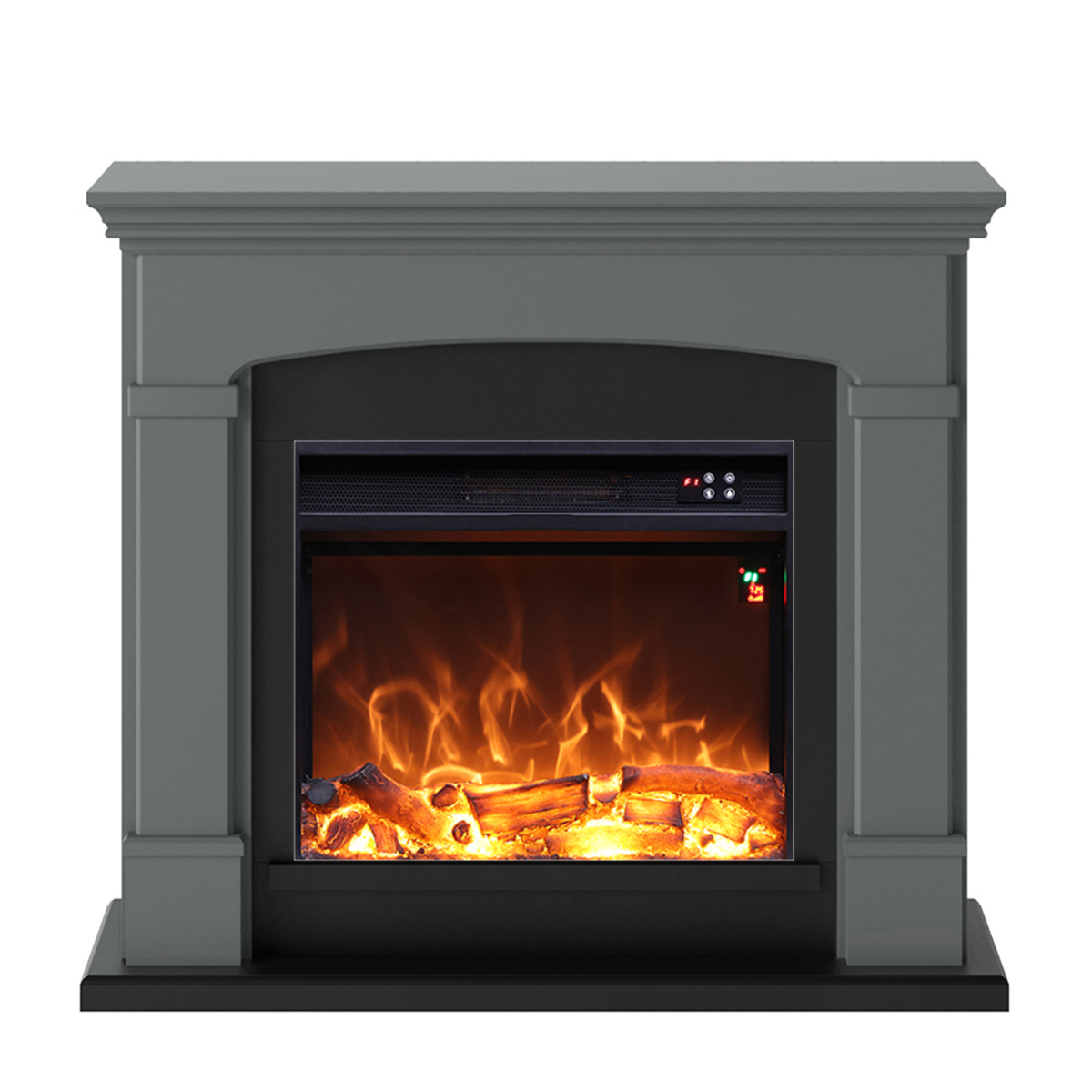 Cheminee murale 1500w fuego monica antracita