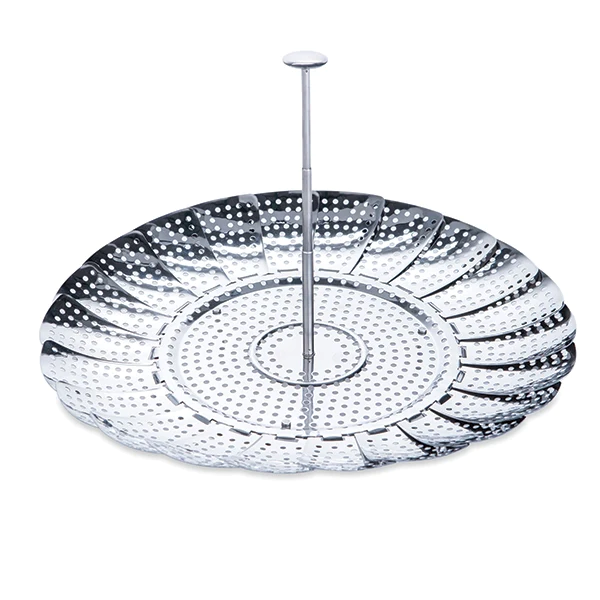 Panier vapeur inox marguerite pliable 28 cm Mathon