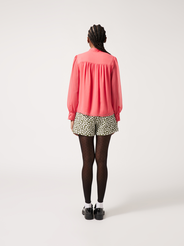 Chemise col lavallière