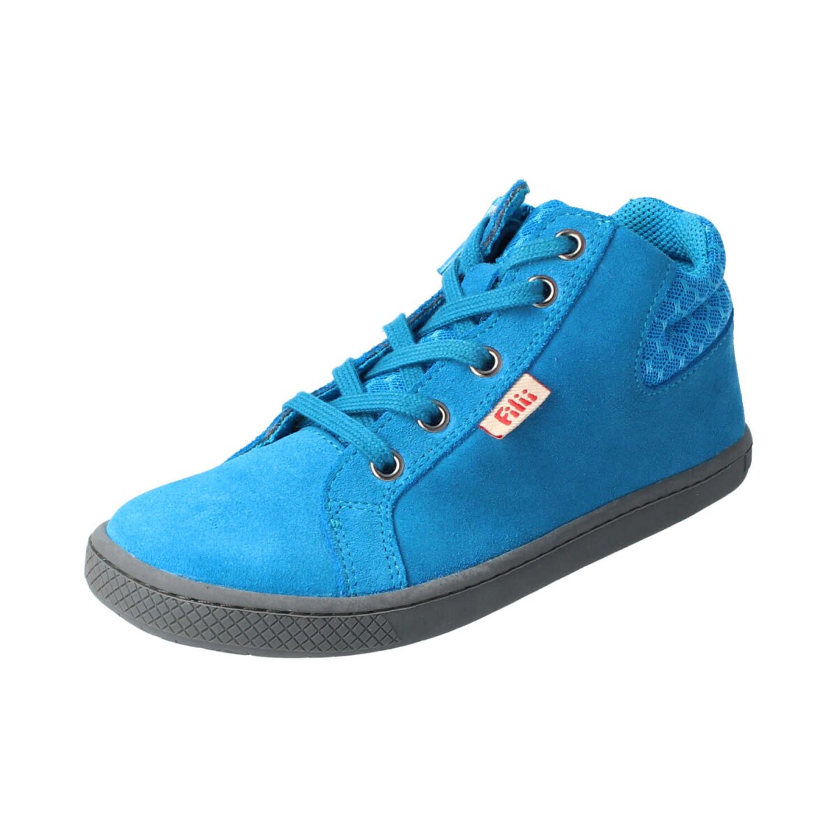 4051-22 Sneaker SKATER-ONE velours turquoise laces/zipper Weite/M