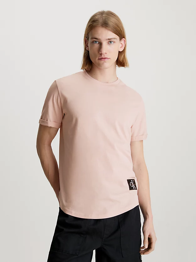 Camiseta de algodão com brasão