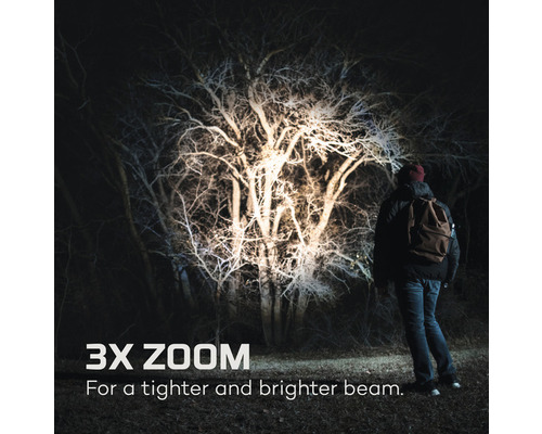 NEBO Davinci 3500 Alu oplaadbare LED-zaklamp