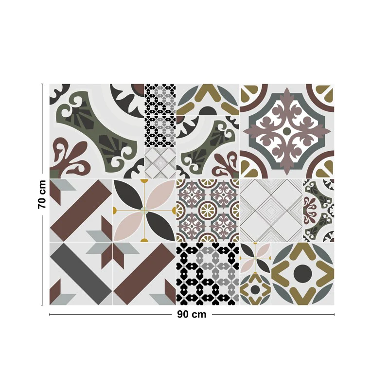 Crédence cuisine Fond de hotte ALU : L 90cm x H 70cm - NAPLES 99deco