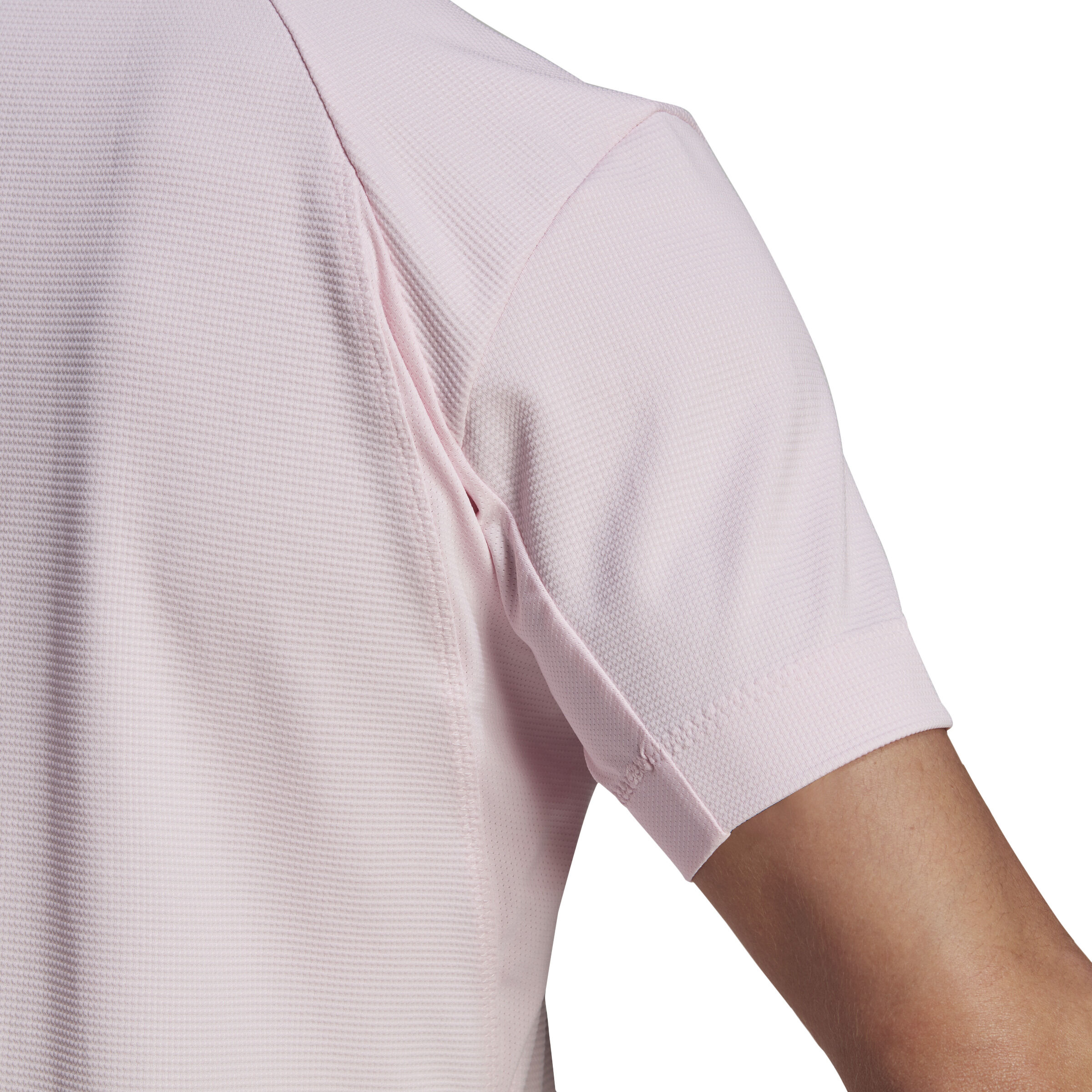 adidas US Series Polo Hommes - Rosé