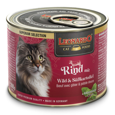 Leonardo Katzenfutter Adult Superior Rind 6x200g
