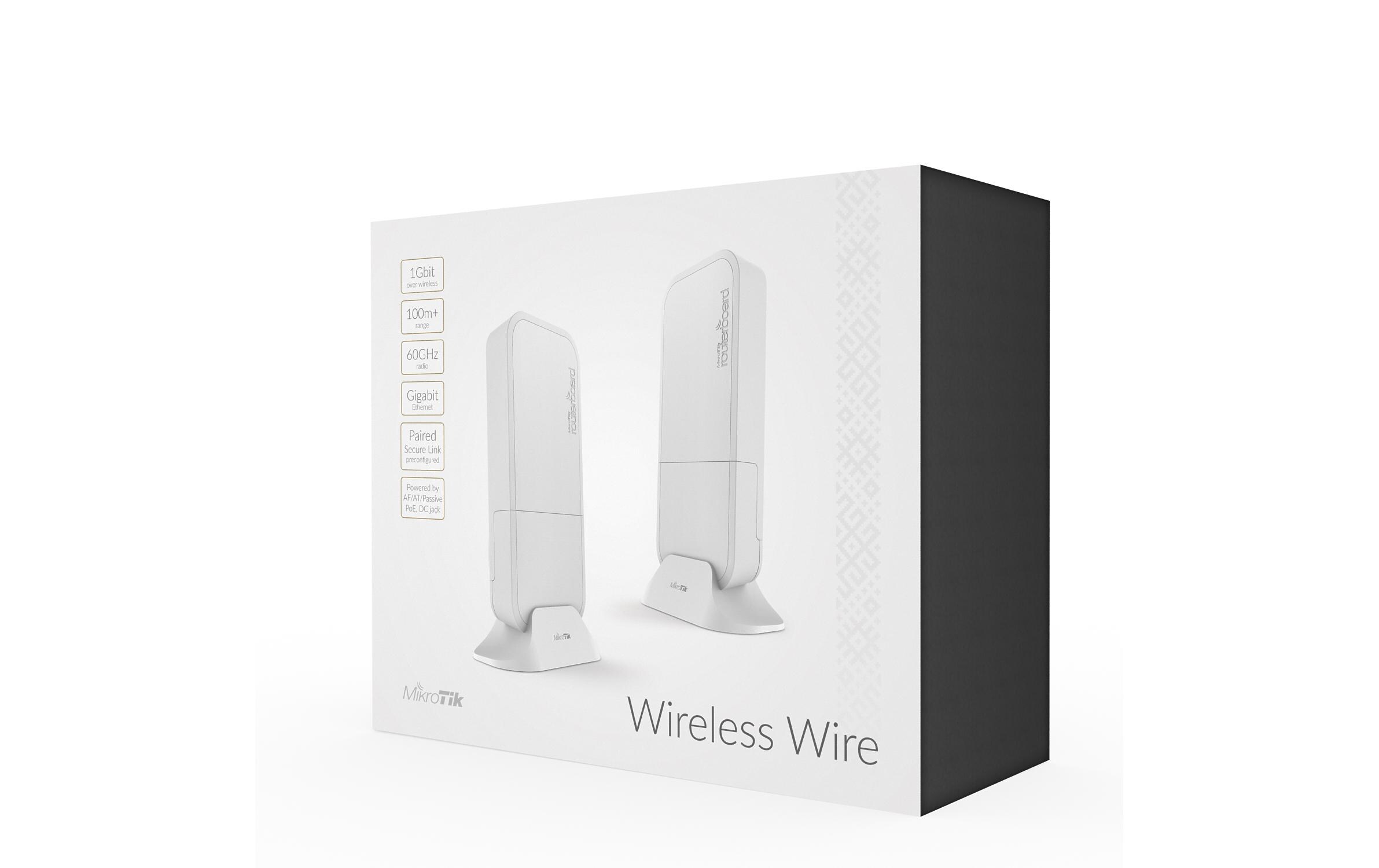 WLAN-Bridge Wireless Wire Kit, 200 m<br>60GHz-WLAN-Bridge Kit, Plug&Play