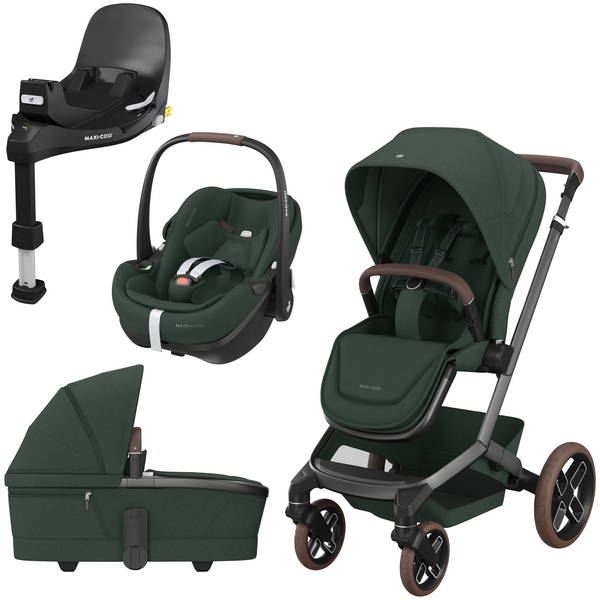 Maxi CosiMaxi Cosi   Fame 4in1 Set twillic green
