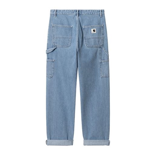 Carhartt WIP W' Pierce Bukser, Blue (Stone Bleached), 30