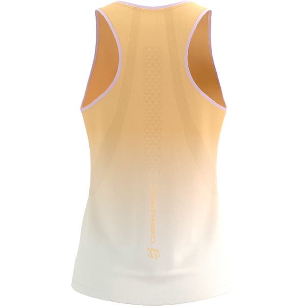 Débardeur running COMPRESSPORT PERFORMANCE SINGLET W BUFF ORANGE