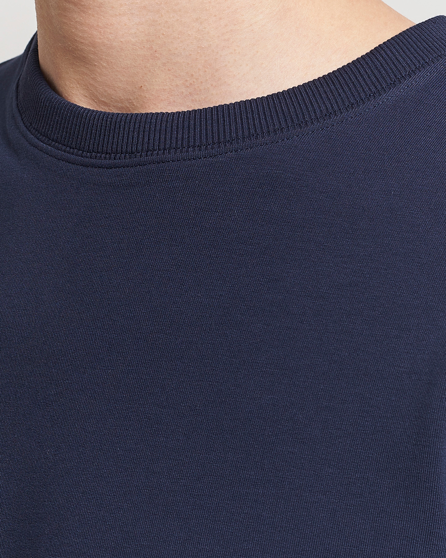 Bread & Boxers Loungewear Crew Neck Sweatshirt Navy Blue