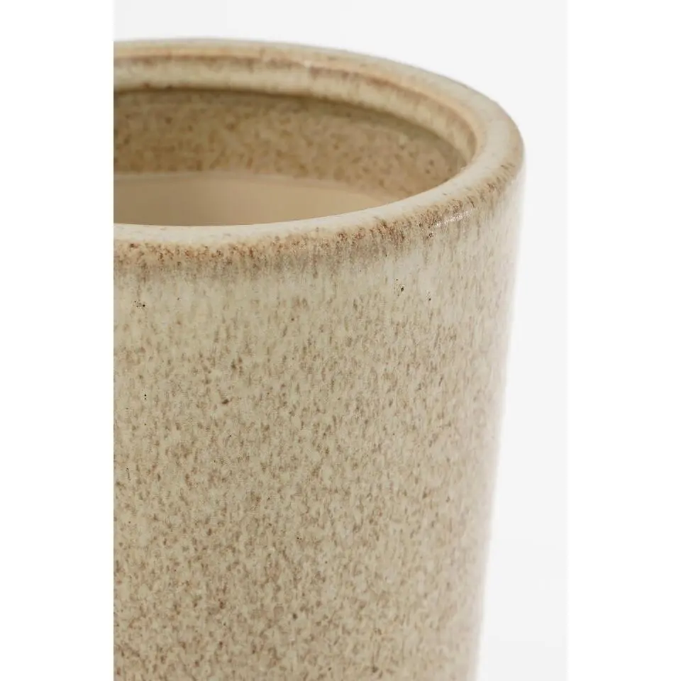 Mica Decorations Holm Vaas - H52 x Ø34 cm - Keramiek - Crème