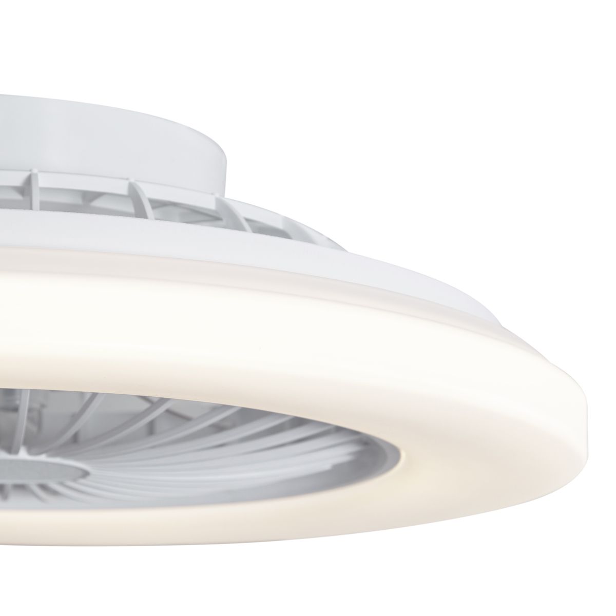 Plafondventilator wit 48.5cm incl. LED dimbaar RGB met afstandsbediening - Clemo