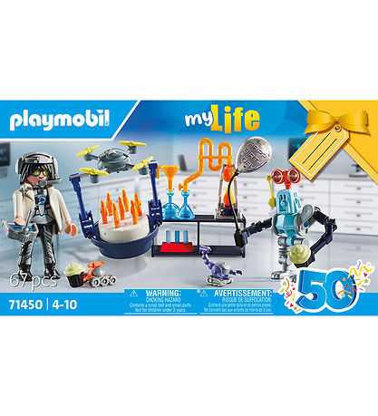Playmobil My Life - Forskere med Robotter - 71450 - 67 Dele