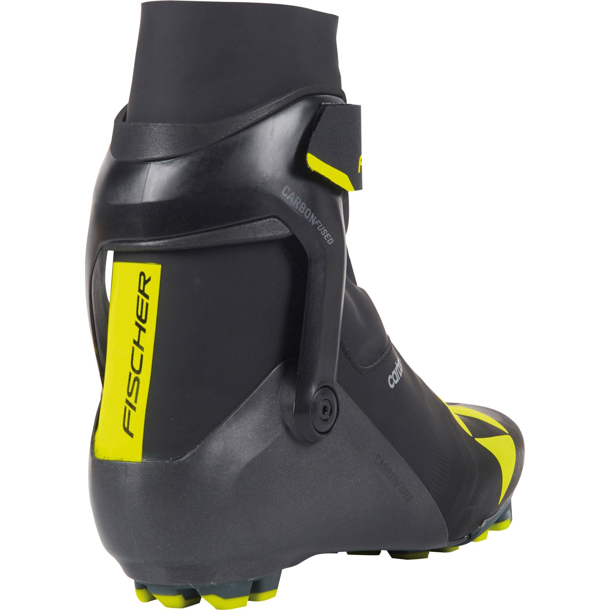 Fischer Carbon Skate Langlaufschuhe Herren schwarz gelb