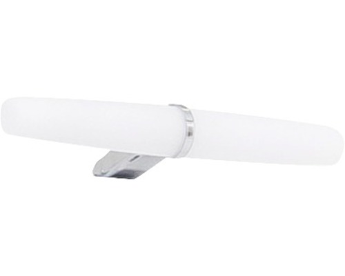 LED-strip chroom, vast ingebouwde LED, 6 W, 1-lichts, zilver