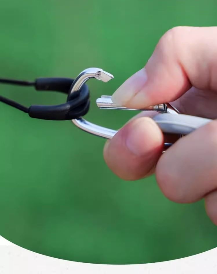 Baburu - Siliconen drinkfleshouder met clip / set