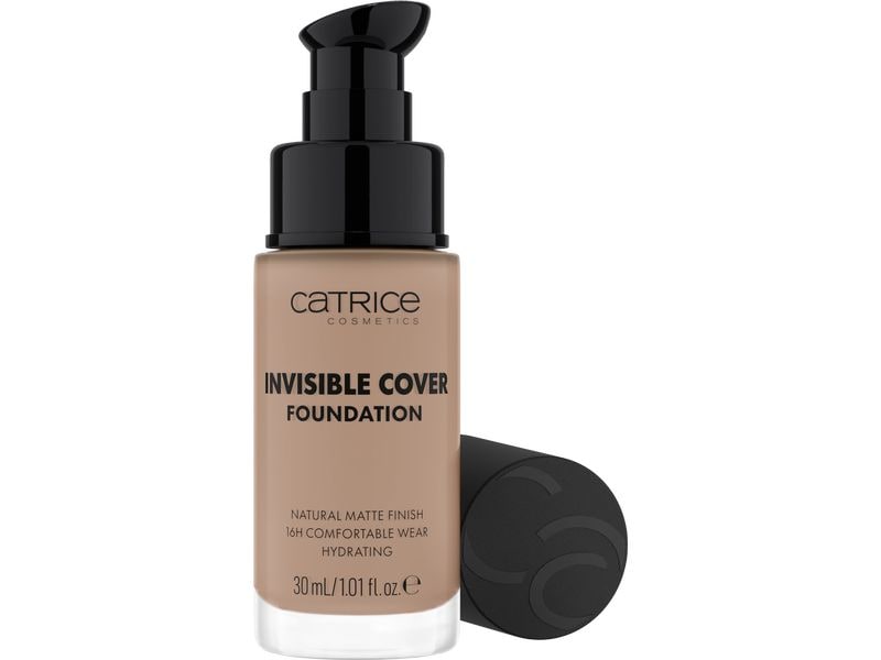 Catrice Foundation Invisible Cover 030N Unsichtbare, leichte Foundation in einem hellen Farbton mit ausgewogenen Untertönen