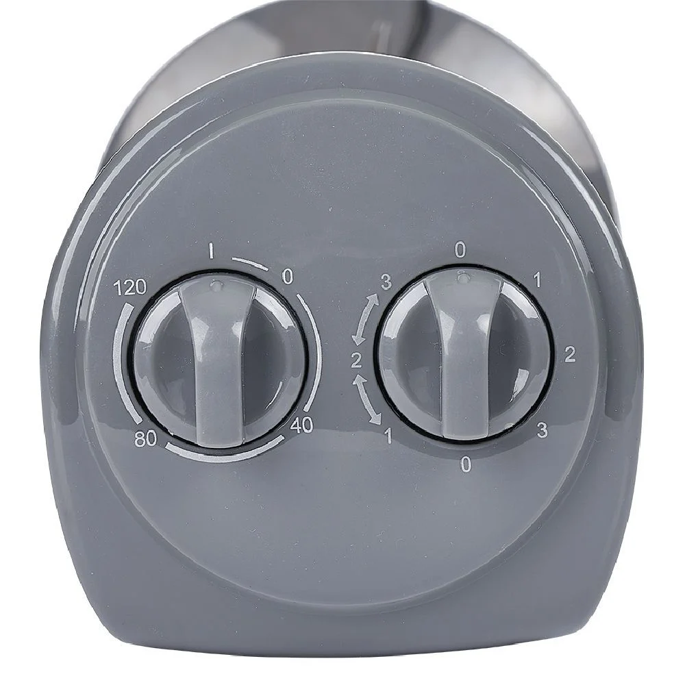 Ventilateur tour oscillant gris 45W