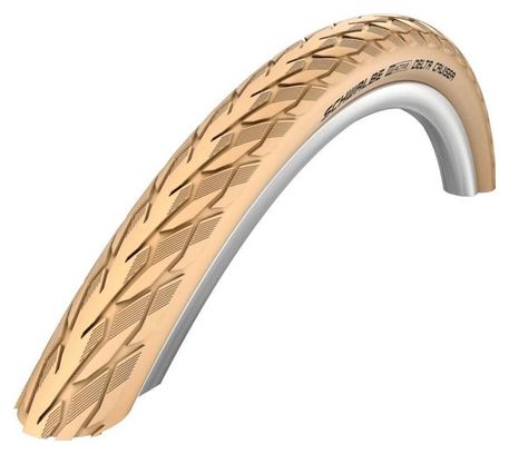SCHWALBE Pneu Extérieur Delta Cruiser Plus 26 X 1 3/8 Crème Reflexion
