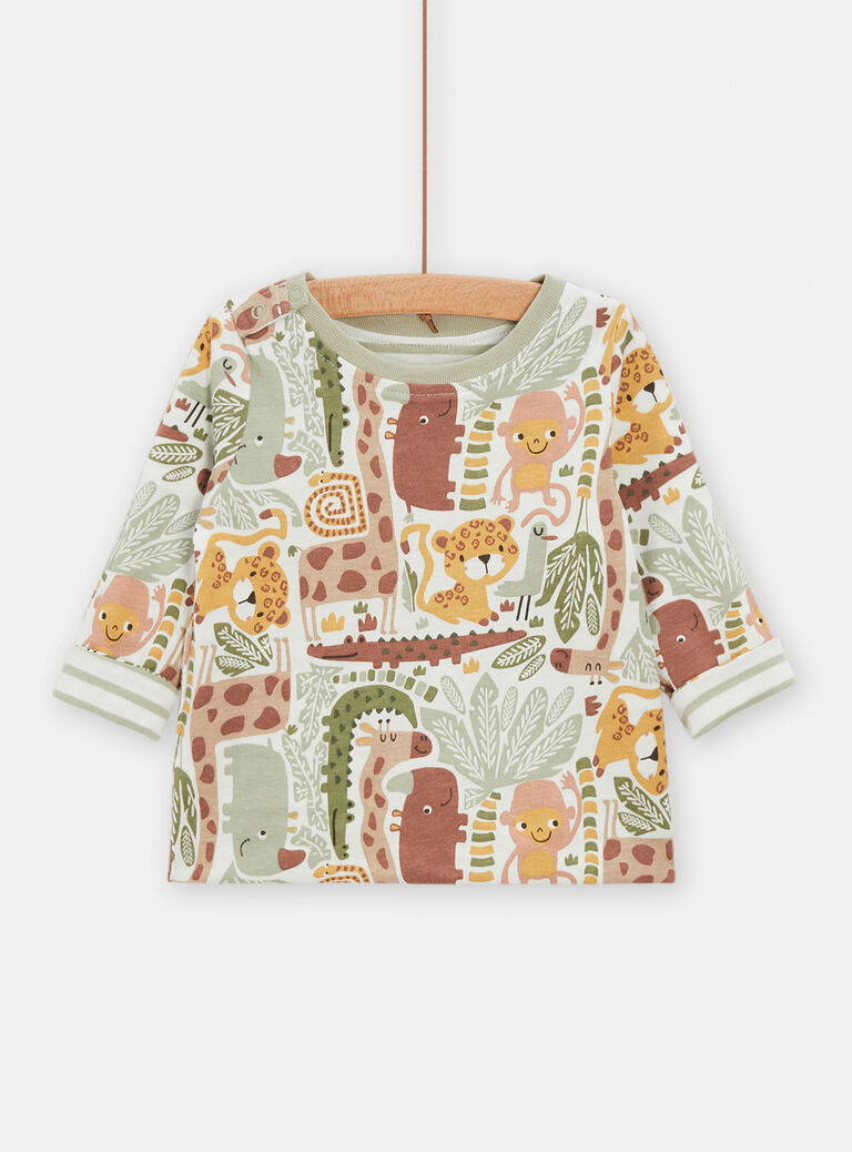 T-shirt réversible à manches longues pour bébé garçon