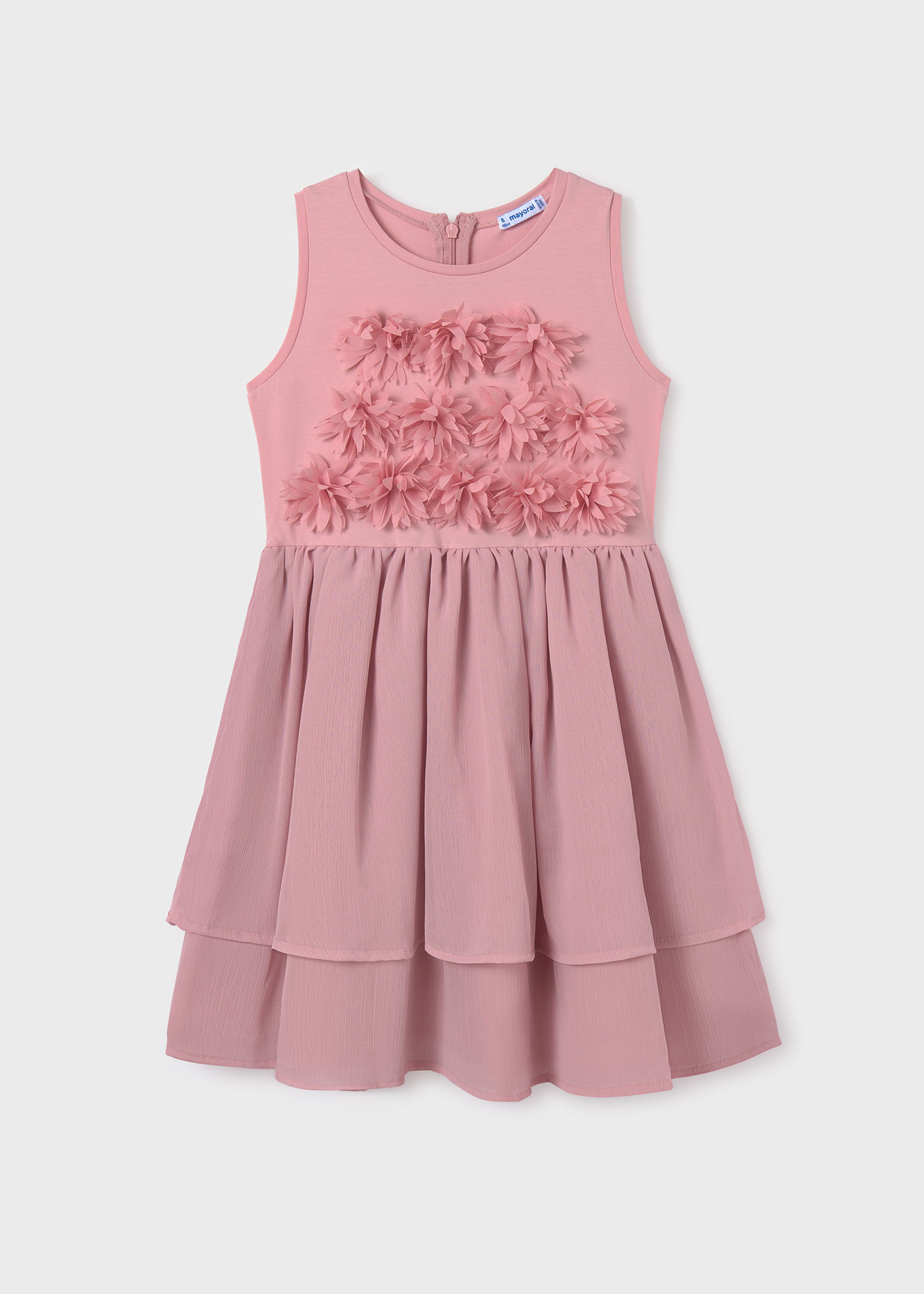 vestido infantil com apliques