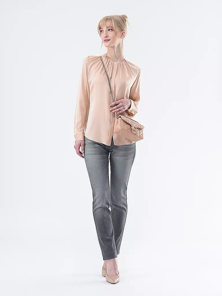 MUD JEANS Jeans Straight Fit FAYE schwarz
