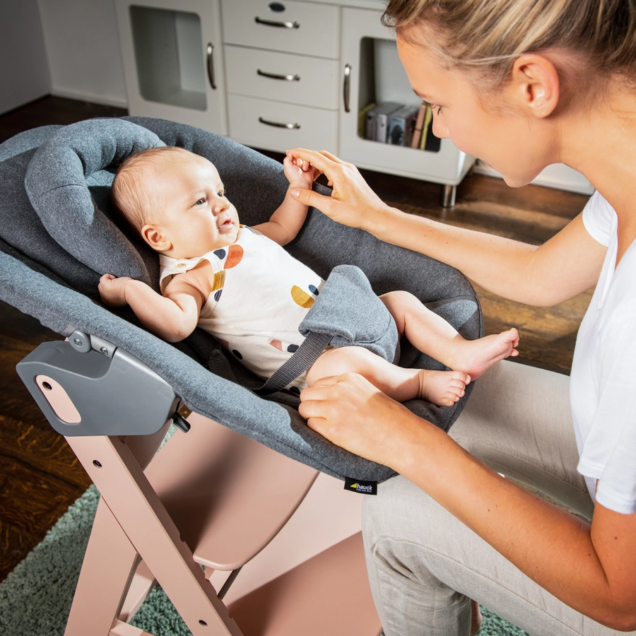 hauck Babyaufsatz Alpha Bouncer Premium Nordic Grey