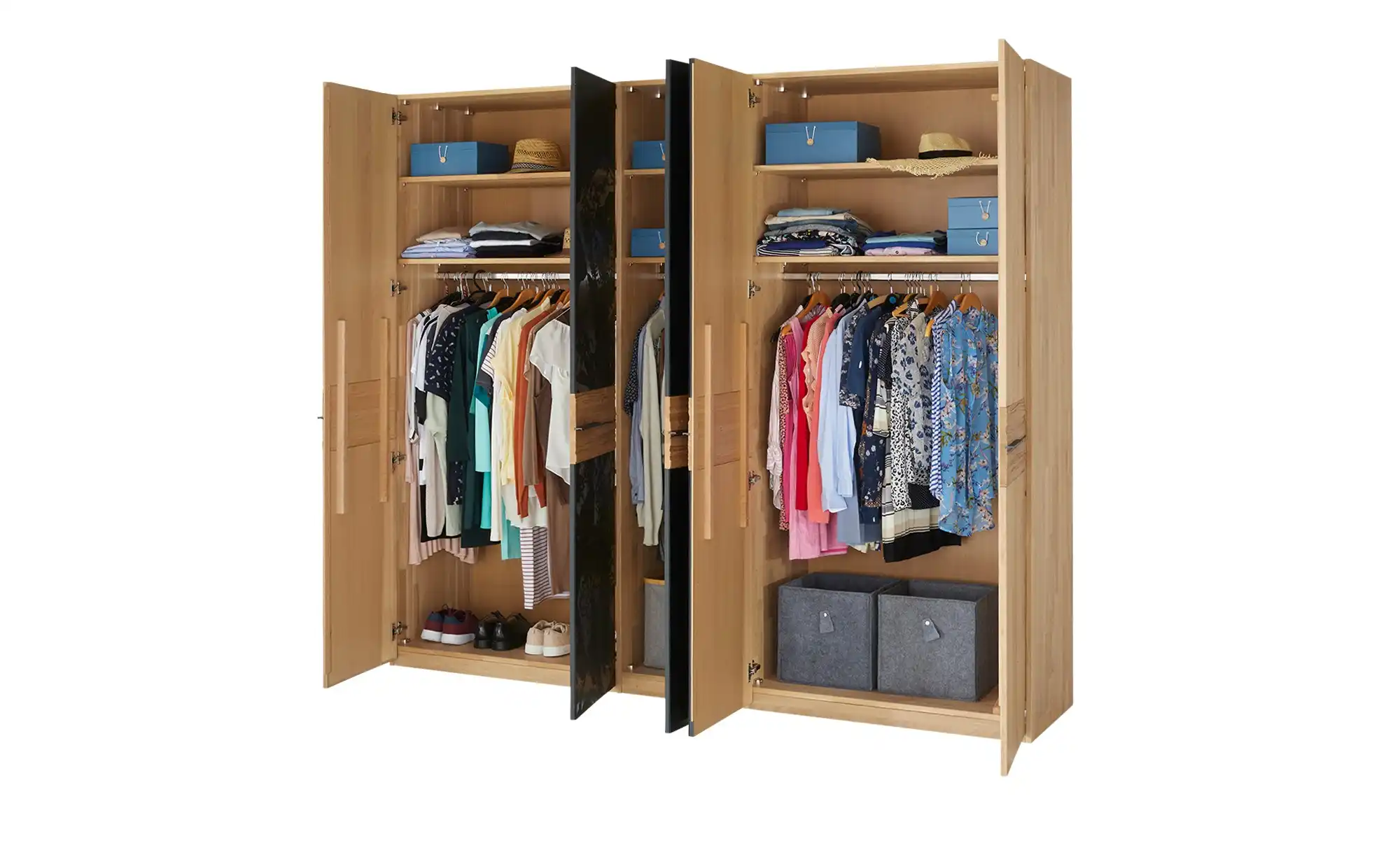Drehtürenschrank, 5-türig Kava