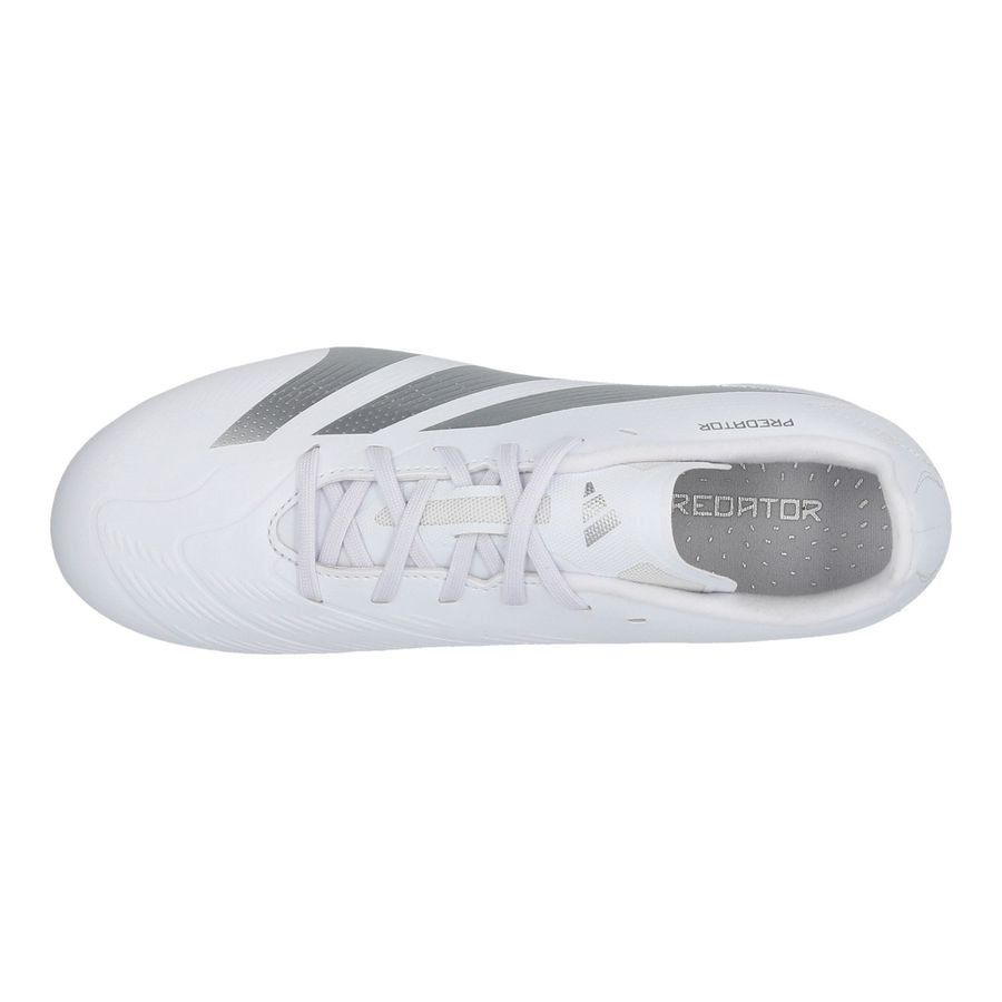 adidas Predator League FG Pearlized - Blanc/Argenté Enfant