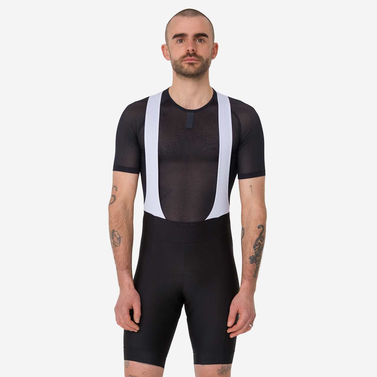 Core Bib Shorts Herre Black/White