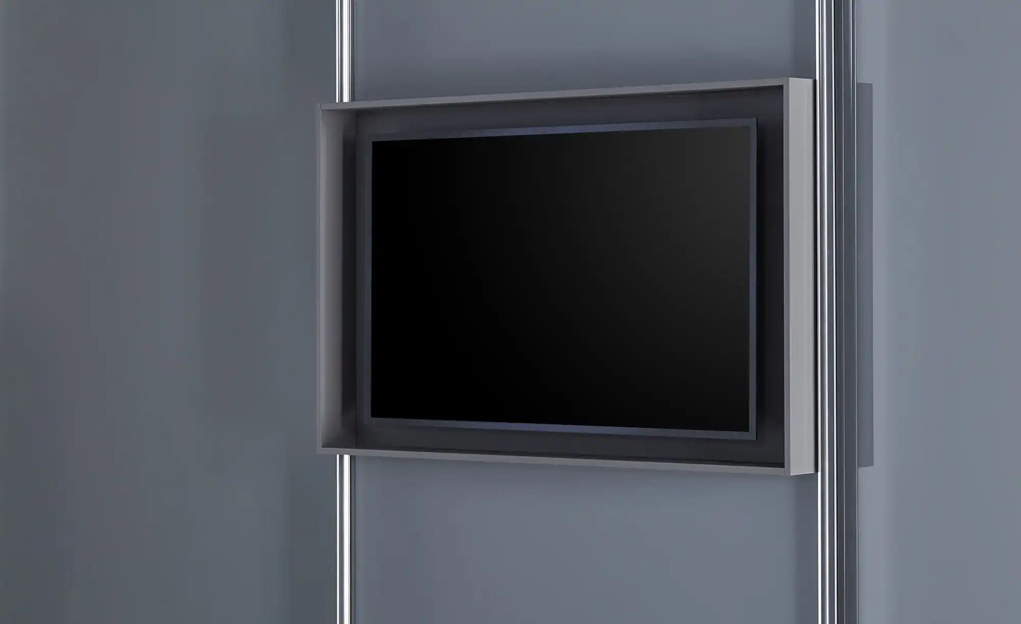 Schwebetürenschrank Merlin Flat