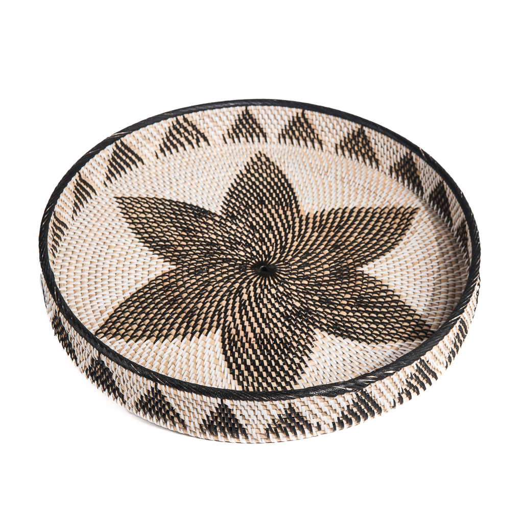 Dienblad Baki rattan Ø50 cm