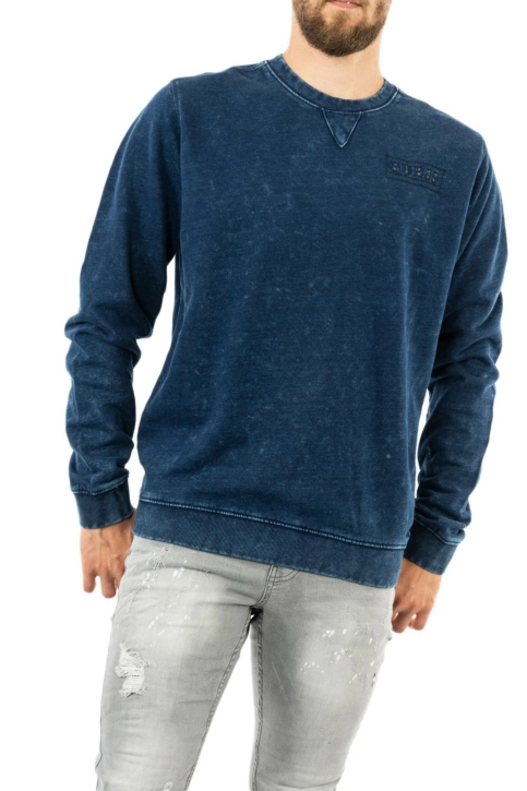 sweat guess jeans celestine f7v2 blue denim