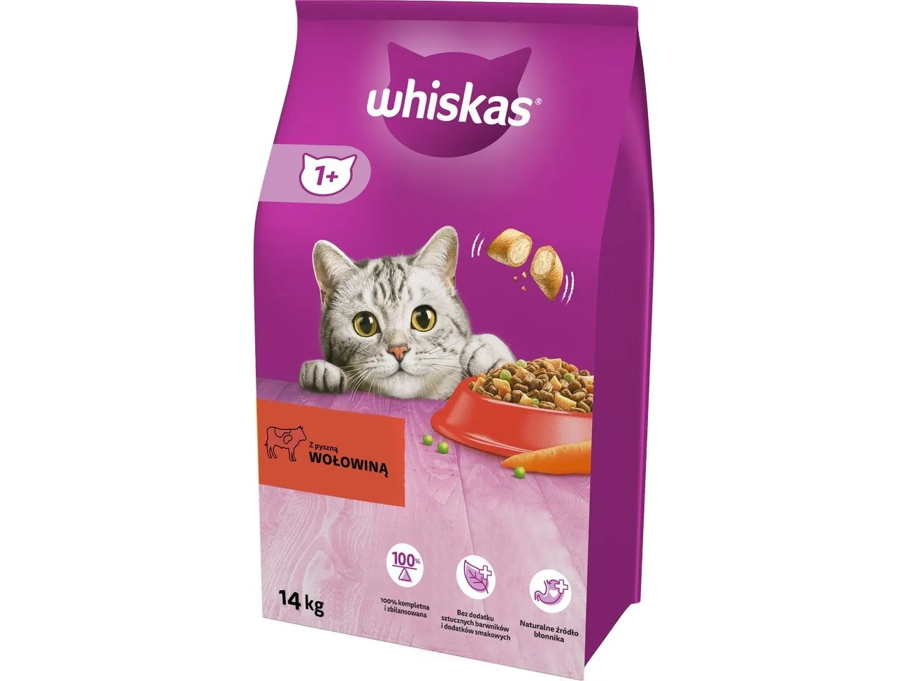 ?Whiskas 5900951014345, Voksen, Enhver race, Bøf, 14 kg