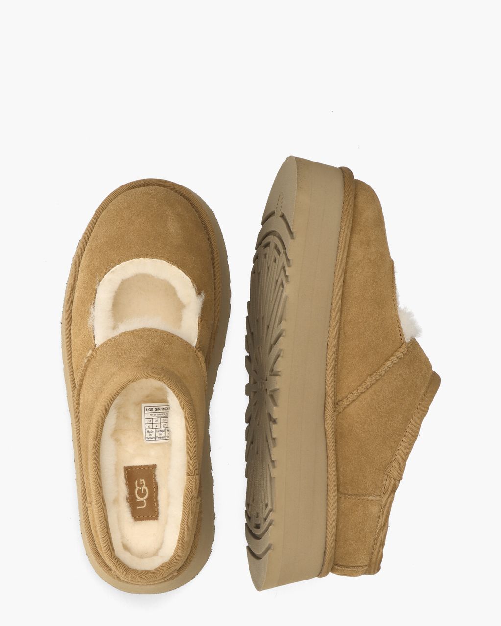 UGG Bea Mary Jane Chestnut Damespantoffels