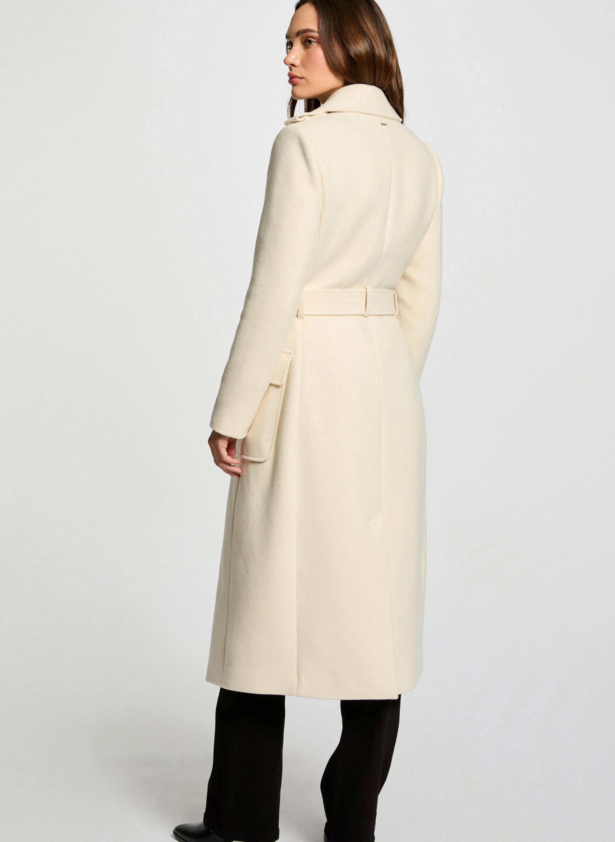 GANASH - Manteau long ceinturé | Beige