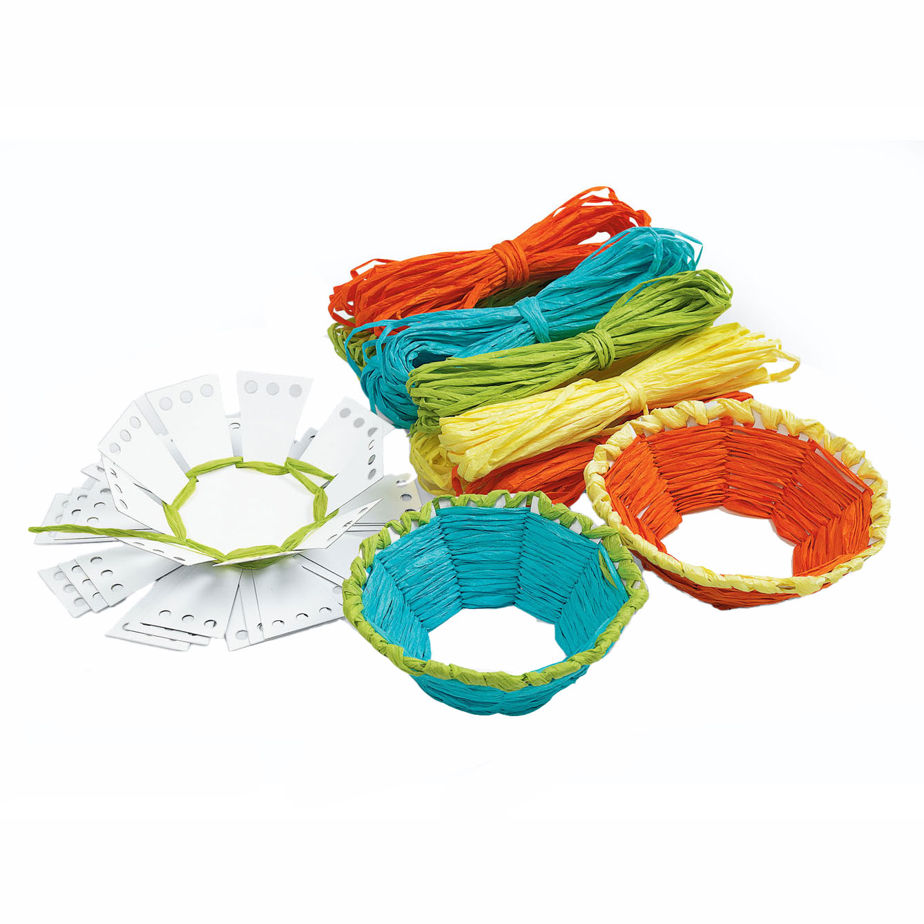 Colorations - Maak je eigenGeweven Mand, Set van 12
